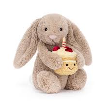 Bashful Beige Bunny 'Birthday'